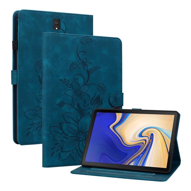 Lily Embossed Leather Tablet Case, For Samsung Galaxy Tab S4 10.5 SM-T830/T835, For Samsung Galaxy Tab A 10.1 2016, For Samsung Galaxy Tab S2 9.7 T810 T815