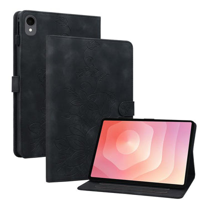Lily Embossed Leather Tablet Case, For Samsung Galaxy Tab S11, For Samsung Galaxy Tab S9+ / S9 FE+, For Samsung Galaxy Tab S9 / S9 FE