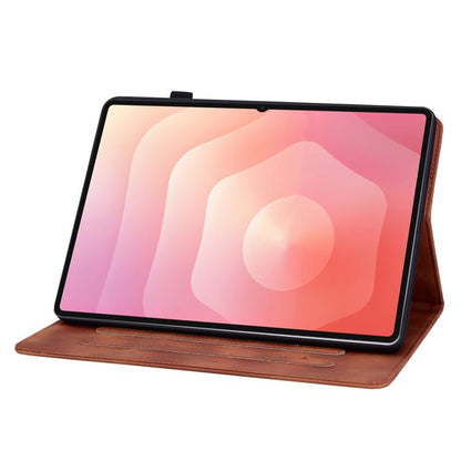 Lily Embossed Leather Tablet Case, For Galaxy Tab S12+, For Samsung Galaxy Tab A11+ / A9+, For Samsung Galaxy Tab A11 / A9