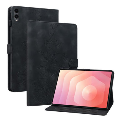 Lily Embossed Leather Tablet Case, For Galaxy Tab S12+, For Samsung Galaxy Tab A11+ / A9+, For Samsung Galaxy Tab A11 / A9