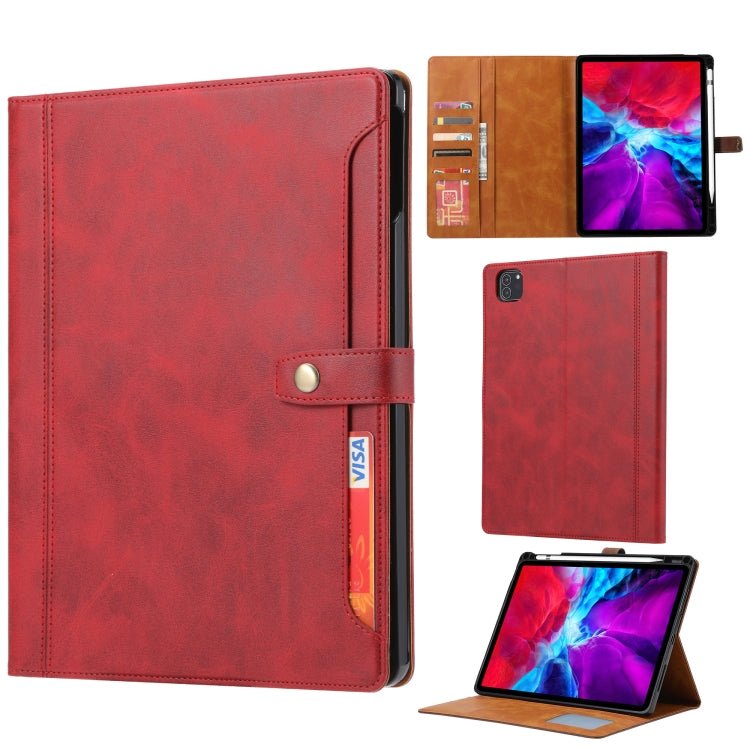 Calf Texture Double Fold Clasp Horizontal Flip Leather Smart Tablet Case, For iPad Pro 13 2025 / 2024, For iPad Pro 11 2025 / 2024, For iPad mini 2024