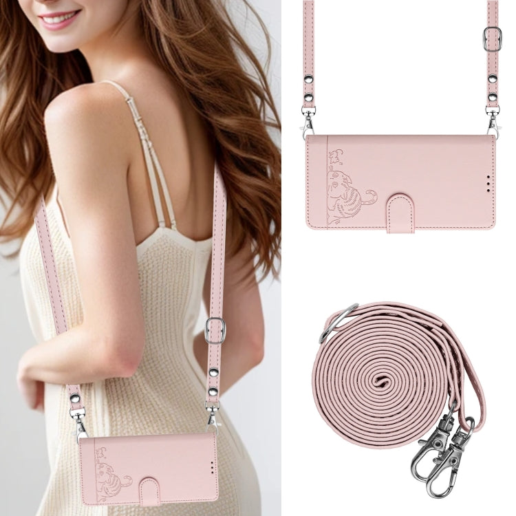 Cat Rat Embossed Pattern RFID Leather Phone Case with Lanyard, For OnePlus 11R 5G Global, For OnePlus 11, For OnePlus Nord N300, For OnePlus Ace Pro 5G