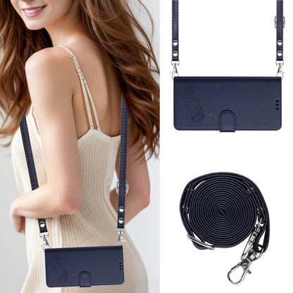 Cat Rat Embossed Pattern RFID Leather Phone Case with Lanyard, For OnePlus 11R 5G Global, For OnePlus 11, For OnePlus Nord N300, For OnePlus Ace Pro 5G