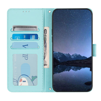 Cat Rat Embossed Pattern RFID Leather Phone Case with Lanyard, For OnePlus Nord N10 5G, For OnePlus 9R / 8T