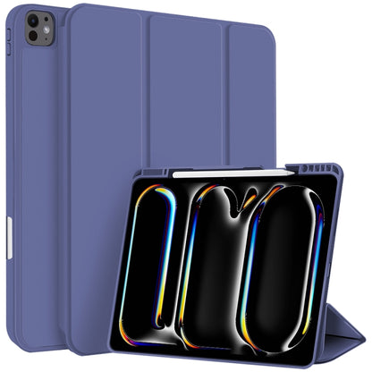 3-fold TPU Smart Leather Tablet Case with Pen Slot, For iPad Air 11 2026 / 2025 / 2024, For iPad Pro 13 2025 / 2024, For iPad Pro 11 2025 / 2024