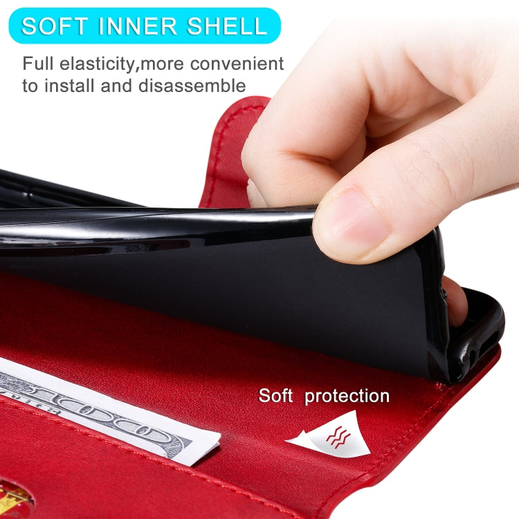 Classic Calf Texture PU + TPU Horizontal Flip Leather Case, with Holder & Card Slots & Wallet, For Vivo Y50 / Y30, For Vivo Y70s, For Xiaomi Redmi 9, For Huawei Y8p 2020 / Enjoy 10s / P Smart S