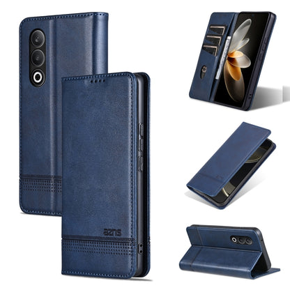 AZNS Magnetic Calf Texture Flip Leather Phone Case, For OnePlus Turbo 6/Nord 6 5G, For OnePlus 15T, For OnePlus 15, For OnePlus Nord CE4