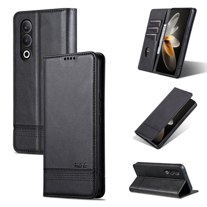 AZNS Magnetic Calf Texture Flip Leather Phone Case, For OnePlus Turbo 6/Nord 6 5G, For OnePlus 15T, For OnePlus 15, For OnePlus Nord CE4