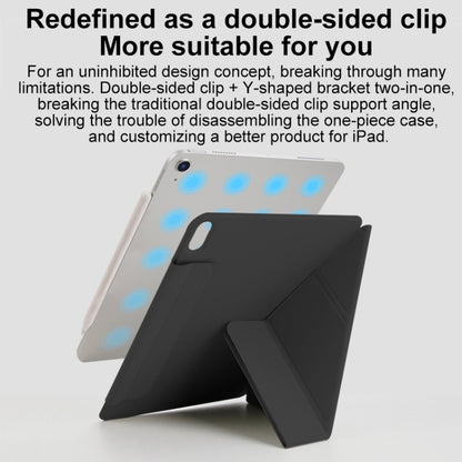 Y-Shape Double-sided Clip Magnetic Smart Tablet Case, For iPad Pro 13 2025 / 2024, For iPad Pro 11 2025 / 2024, For iPad 10th Gen 10.9 2022, For iPad Air 11 2025 / 2024, For iPad Air 13 2025 / 2024, For iPad Pro 12.9 2022 / 2021 / 2020