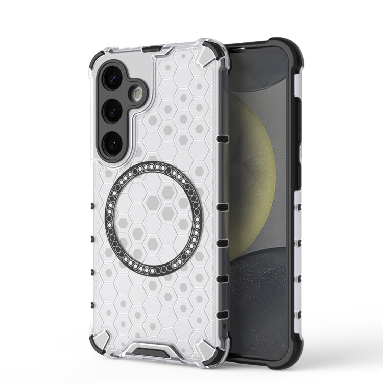 Honeycomb Magnetic Ring Shockproof Phone Case, For Samsung Galaxy S24+ 5G, For Samsung Galaxy S24 5G, For Samsung Galaxy S23 FE 5G, For Samsung Galaxy S23 Ultra 5G