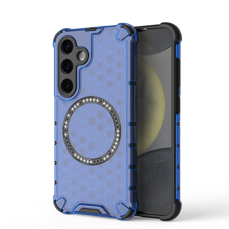 Honeycomb Magnetic Ring Shockproof Phone Case, For Samsung Galaxy S24+ 5G, For Samsung Galaxy S24 5G, For Samsung Galaxy S23 FE 5G, For Samsung Galaxy S23 Ultra 5G
