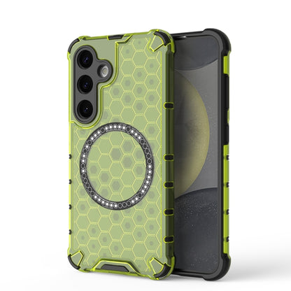 Honeycomb Magnetic Ring Shockproof Phone Case, For Samsung Galaxy S24+ 5G, For Samsung Galaxy S24 5G, For Samsung Galaxy S23 FE 5G, For Samsung Galaxy S23 Ultra 5G