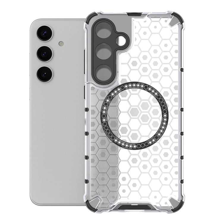 Honeycomb Magnetic Ring Shockproof Phone Case, For Samsung Galaxy S24+ 5G, For Samsung Galaxy S24 5G, For Samsung Galaxy S23 FE 5G, For Samsung Galaxy S23 Ultra 5G