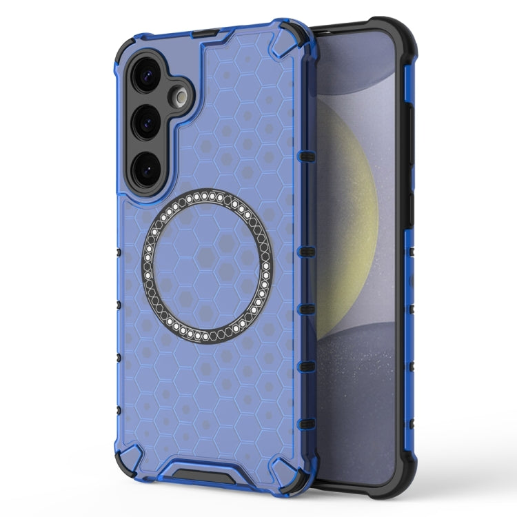 Honeycomb Magnetic Ring Shockproof Phone Case, For Samsung Galaxy S24+ 5G, For Samsung Galaxy S24 5G, For Samsung Galaxy S23 FE 5G, For Samsung Galaxy S23 Ultra 5G