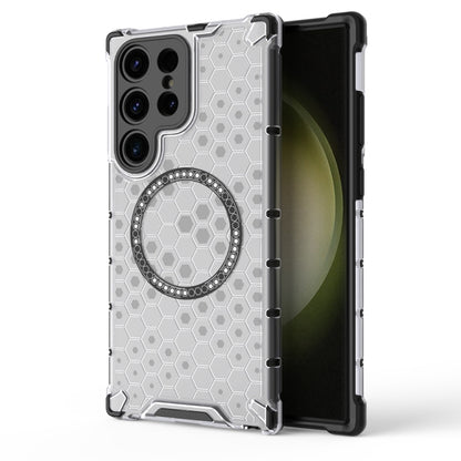 Honeycomb Magnetic Ring Shockproof Phone Case, For Samsung Galaxy S24+ 5G, For Samsung Galaxy S24 5G, For Samsung Galaxy S23 FE 5G, For Samsung Galaxy S23 Ultra 5G