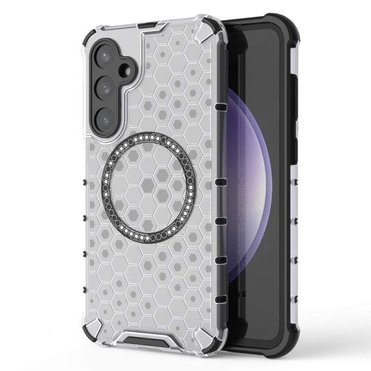 Honeycomb Magnetic Ring Shockproof Phone Case, For Samsung Galaxy S24+ 5G, For Samsung Galaxy S24 5G, For Samsung Galaxy S23 FE 5G, For Samsung Galaxy S23 Ultra 5G