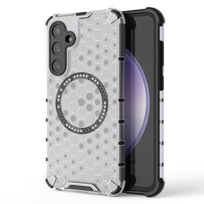 Honeycomb Magnetic Ring Shockproof Phone Case, For Samsung Galaxy S24+ 5G, For Samsung Galaxy S24 5G, For Samsung Galaxy S23 FE 5G, For Samsung Galaxy S23 Ultra 5G