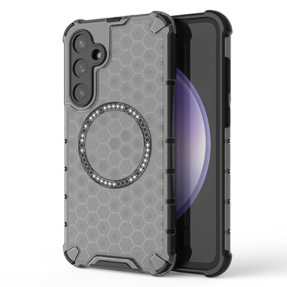 Honeycomb Magnetic Ring Shockproof Phone Case, For Samsung Galaxy S24+ 5G, For Samsung Galaxy S24 5G, For Samsung Galaxy S23 FE 5G, For Samsung Galaxy S23 Ultra 5G