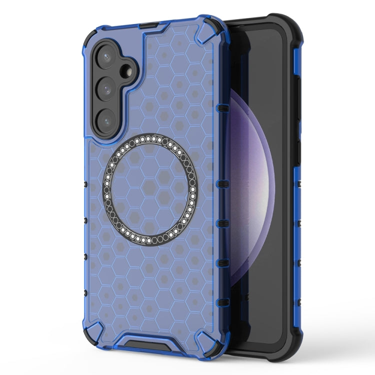 Honeycomb Magnetic Ring Shockproof Phone Case, For Samsung Galaxy S24+ 5G, For Samsung Galaxy S24 5G, For Samsung Galaxy S23 FE 5G, For Samsung Galaxy S23 Ultra 5G