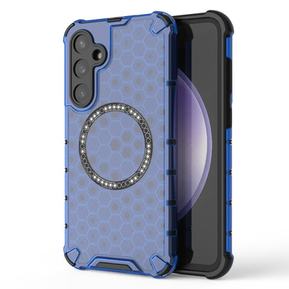 Honeycomb Magnetic Ring Shockproof Phone Case, For Samsung Galaxy S24+ 5G, For Samsung Galaxy S24 5G, For Samsung Galaxy S23 FE 5G, For Samsung Galaxy S23 Ultra 5G