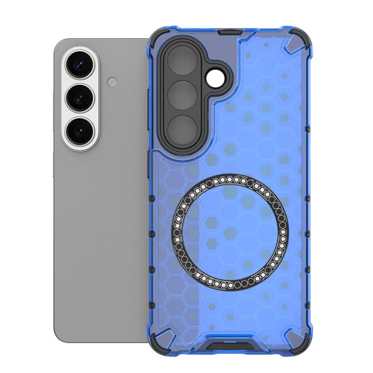 Honeycomb Magnetic Ring Shockproof Phone Case, For Samsung Galaxy S26+ 5G, For Samsung Galaxy S26 Ultra 5G, For Samsung Galaxy S26 5G, For Samsung Galaxy S25 Edge 5G