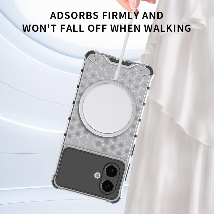Honeycomb Magnetic Ring Shockproof Phone Case, For Samsung Galaxy S26+ 5G, For Samsung Galaxy S26 Ultra 5G, For Samsung Galaxy S26 5G, For Samsung Galaxy S25 Edge 5G