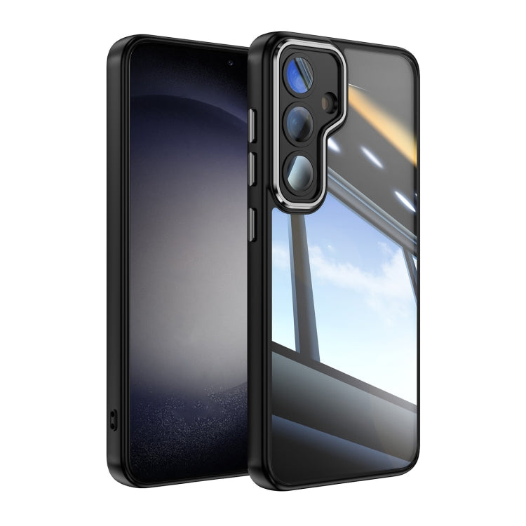Acrylic Hybrid TPU Armor Shockproof Phone Case, For Samsung Galaxy S25 Edge 5G, For Samsung Galaxy S25 5G, For Samsung Galaxy S25+ 5G