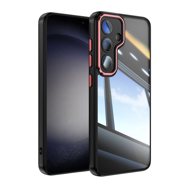 Acrylic Hybrid TPU Armor Shockproof Phone Case, For Samsung Galaxy S25 Edge 5G, For Samsung Galaxy S25 5G, For Samsung Galaxy S25+ 5G