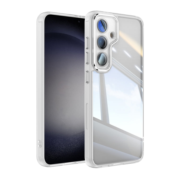 Acrylic Hybrid TPU Armor Shockproof Phone Case, For Samsung Galaxy S25 Edge 5G, For Samsung Galaxy S25 5G, For Samsung Galaxy S25+ 5G
