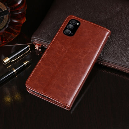 idewei Crazy Horse Texture Horizontal Flip Leather Case with Holder & Card Slots & Wallet, For OPPO Reno4 5G, For OPPO Reno4 Pro 5G, For OPPO Realme C11