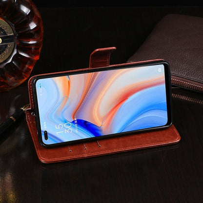 idewei Crazy Horse Texture Horizontal Flip Leather Case with Holder & Card Slots & Wallet, For OPPO Reno4 5G, For OPPO Reno4 Pro 5G, For OPPO Realme C11