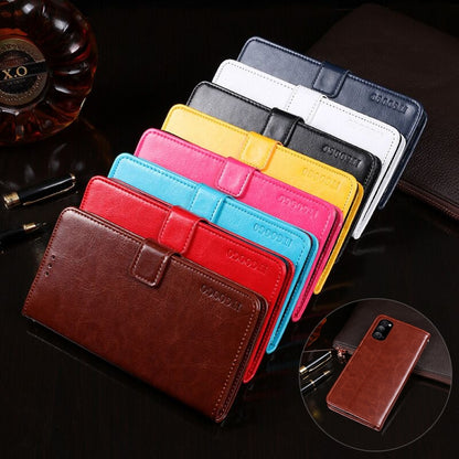 idewei Crazy Horse Texture Horizontal Flip Leather Case with Holder & Card Slots & Wallet, For OPPO Reno4 5G, For OPPO Reno4 Pro 5G, For OPPO Realme C11