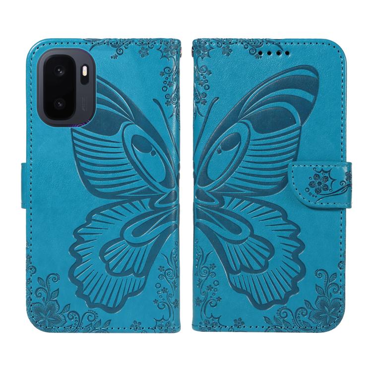 Swallowtail Butterfly Embossed Leather Phone Case, For OnePlus Ace 6 Ultra, For OnePlus Ace 6, For OnePlus 15, For OnePlus Ace 5 Ultra