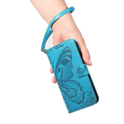 Swallowtail Butterfly Embossed Leather Phone Case, For OnePlus Ace 6 Ultra, For OnePlus Ace 6, For OnePlus 15, For OnePlus Ace 5 Ultra