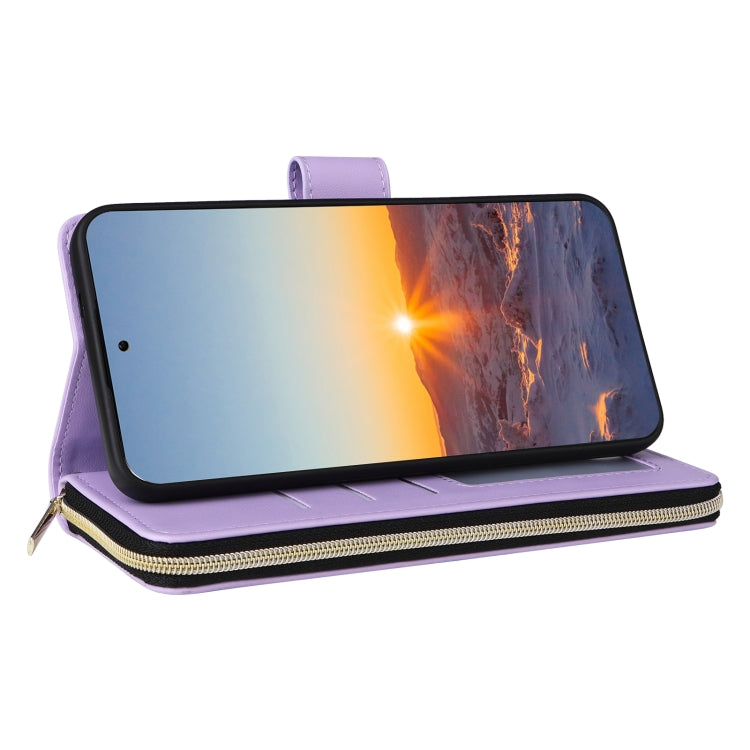 Crossbody Rhombic Zipper Tower Buckle Leather Phone Case with Lanyard, For Samsung Galaxy S24 FE 5G, For Samsung Galaxy S24 Ultra 5G, For Samsung Galaxy S24+ 5G, For Samsung Galaxy S24 5G