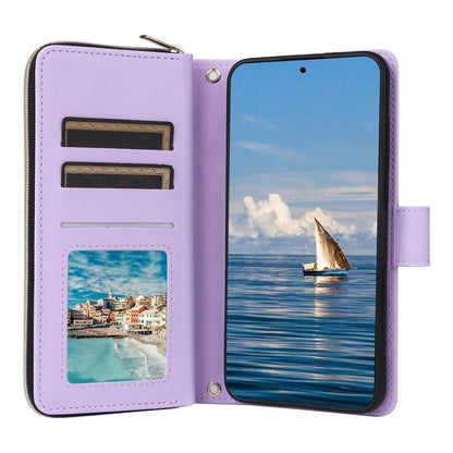 Crossbody Rhombic Zipper Tower Buckle Leather Phone Case with Lanyard, For Samsung Galaxy S26+ 5G, For Samsung Galaxy S26 Ultra 5G, For Samsung Galaxy S26 5G, For Samsung Galaxy S25 FE 5G