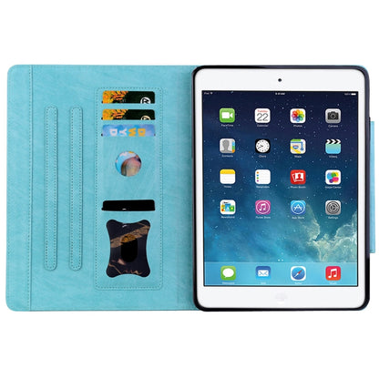 Cat Buckle Leather Smart Tablet Case, For iPad 9 10.2 2021 / 8 2020 / 7 2019, For iPad mini 5 / 4 / 3 / 2 / 1, For iPad Air / Air 2 / 9.7 2017 / 2018