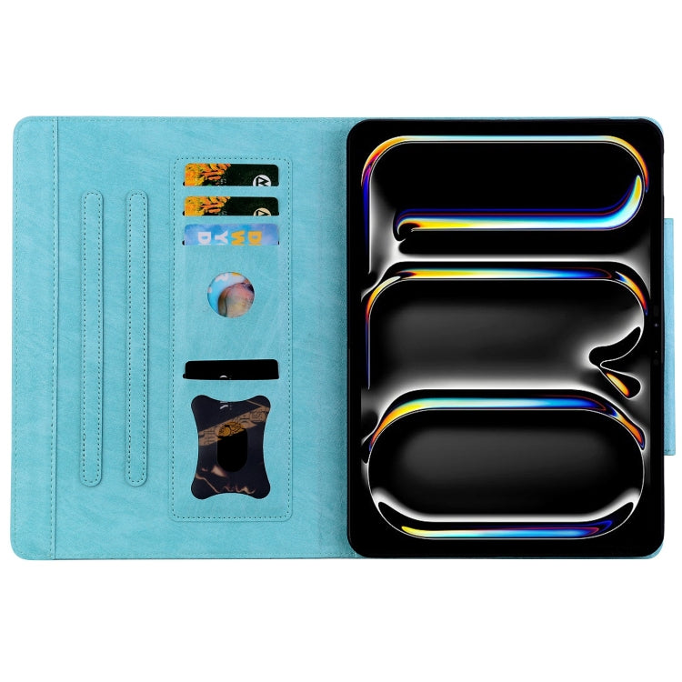 Cat Buckle Leather Smart Tablet Case, For iPad Air 13 2025 / 2024, For iPad Pro 12.9 2022 / 2021 / 2020 / 2018, For iPad Pro 11 2022 / 2021 / 2020 / 2018, For iPad 10.5 2019 / 2017 / Air 3