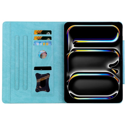 Cat Buckle Leather Smart Tablet Case, For iPad Air 13 2025 / 2024, For iPad Pro 12.9 2022 / 2021 / 2020 / 2018, For iPad Pro 11 2022 / 2021 / 2020 / 2018, For iPad 10.5 2019 / 2017 / Air 3