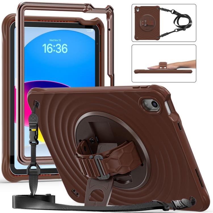 Rotation Holder Silicone Hybrid PC Tablet Case, For iPad Air 13 2026 / 2025 / 2024, For iPad Air 11 2026 / 2025 / 2024, For iPad Pro 13 2025 / 2024, For iPad Pro 11 2025 / 2024, For iPad 10th Gen 10.9 2022, For iPad mini 2024 / mini 6