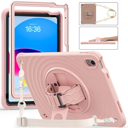 Rotation Holder Silicone Hybrid PC Tablet Case, For iPad Air 13 2026 / 2025 / 2024, For iPad Air 11 2026 / 2025 / 2024, For iPad Pro 13 2025 / 2024, For iPad Pro 11 2025 / 2024, For iPad 10th Gen 10.9 2022, For iPad mini 2024 / mini 6