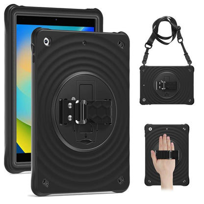 Rotation Holder Silicone Hybrid PC Tablet Case, For iPad 10.2 2021 / 2020 / 2019