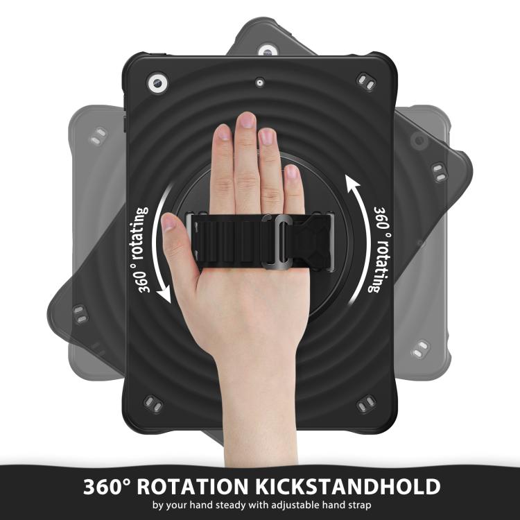 Rotation Holder Silicone Hybrid PC Tablet Case, For iPad 10.2 2021 / 2020 / 2019
