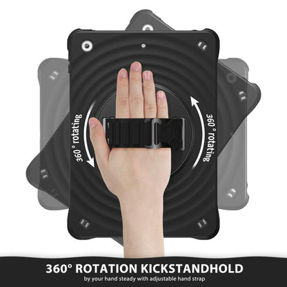 Rotation Holder Silicone Hybrid PC Tablet Case, For iPad 10.2 2021 / 2020 / 2019