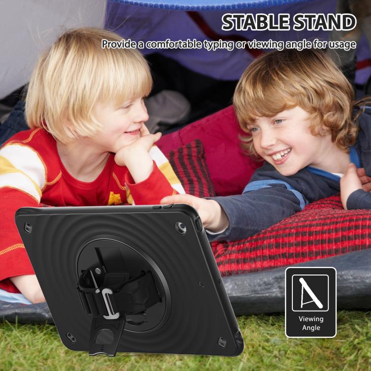 Rotation Holder Silicone Hybrid PC Tablet Case, For iPad 10.2 2021 / 2020 / 2019