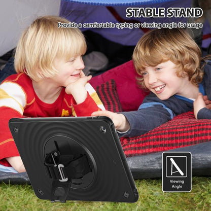 Rotation Holder Silicone Hybrid PC Tablet Case, For iPad 10.2 2021 / 2020 / 2019