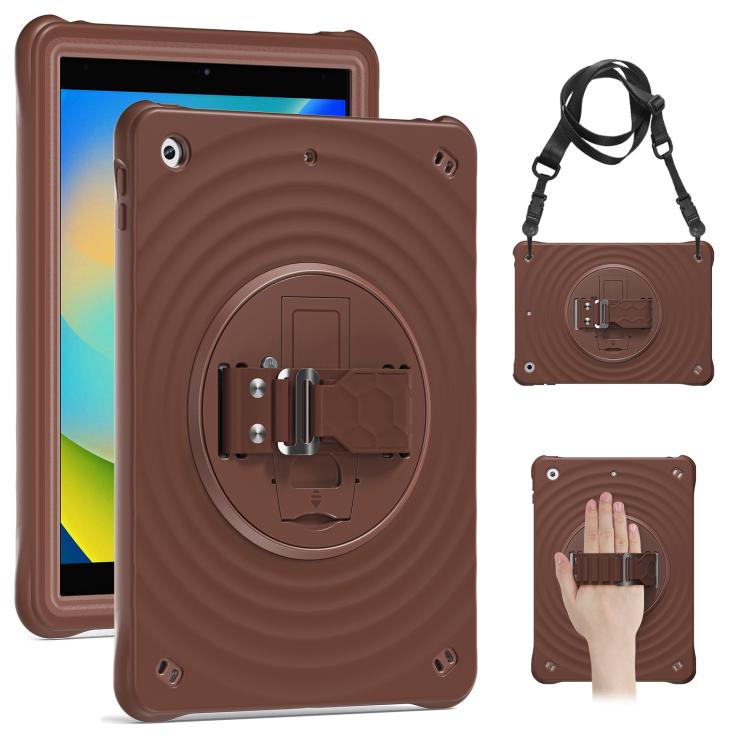 Rotation Holder Silicone Hybrid PC Tablet Case, For iPad 10.2 2021 / 2020 / 2019