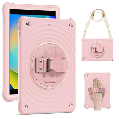 Rotation Holder Silicone Hybrid PC Tablet Case, For iPad 10.2 2021 / 2020 / 2019