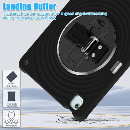 Rotation Holder Silicone Hybrid PC Tablet Case, For iPad Air 13 2026 / 2025 / 2024, For iPad Air 11 2026 / 2025 / 2024, For iPad Pro 13 2025 / 2024, For iPad Pro 11 2025 / 2024, For iPad 10th Gen 10.9 2022, For iPad mini 2024 / mini 6