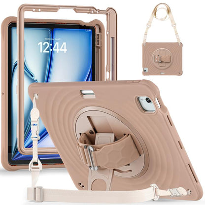 Rotation Holder Silicone Hybrid PC Tablet Case, For iPad Pro 13 2025 / 2024, For iPad Pro 11 2025 / 2024, For iPad 10th Gen 10.9 2022, For iPad Air 11 2025 / 2024, For iPad Air 13 2025 / 2024, For iPad mini 2024 / mini 6